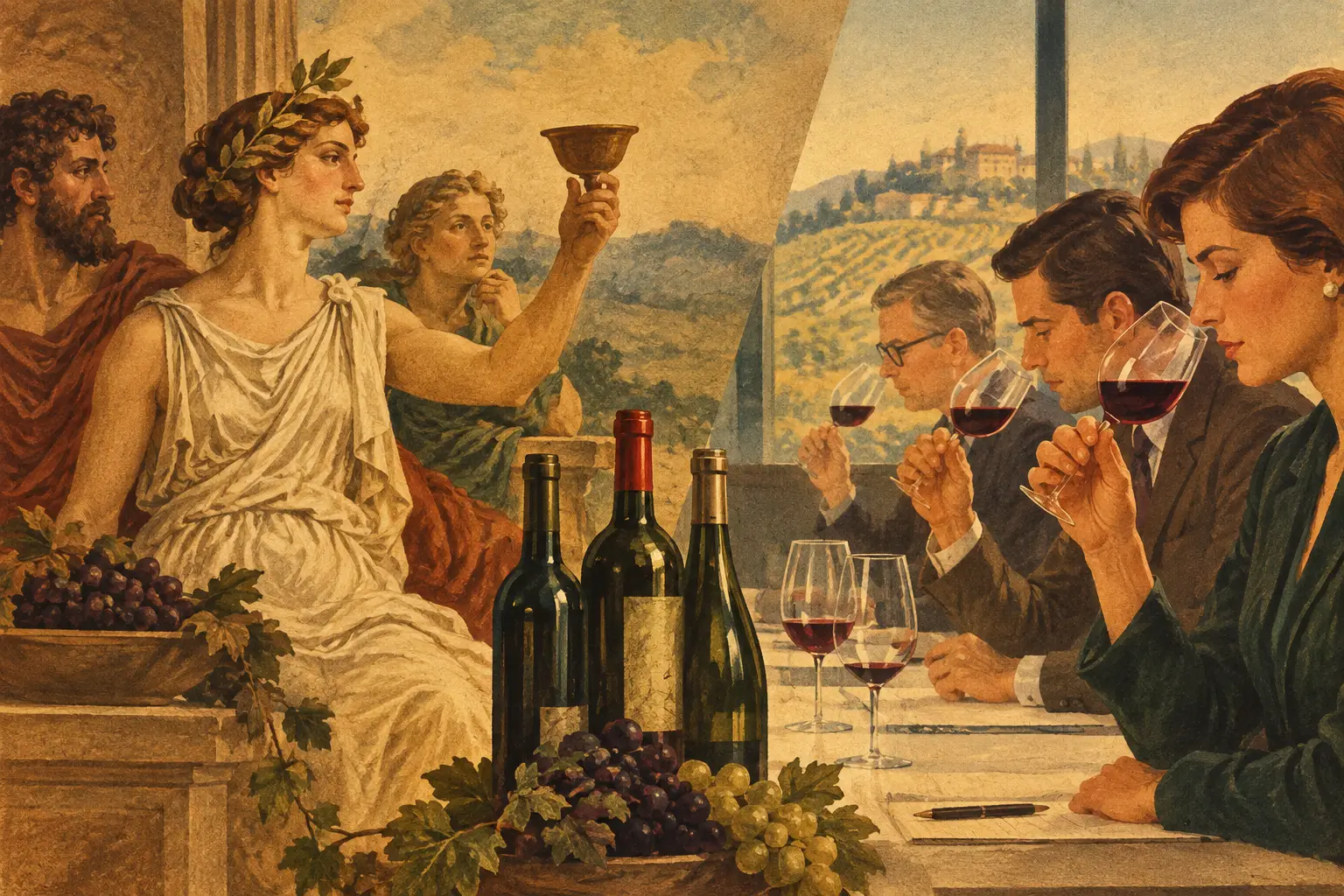 Judgment of Paris Versus Modern Tastings